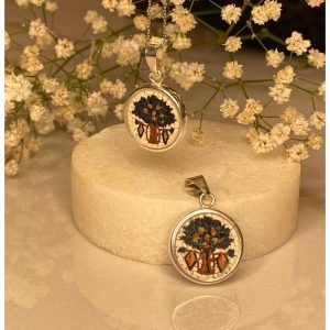 Madaba Mosaic Tree Necklace