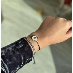 Silver Mosaic Bracelet