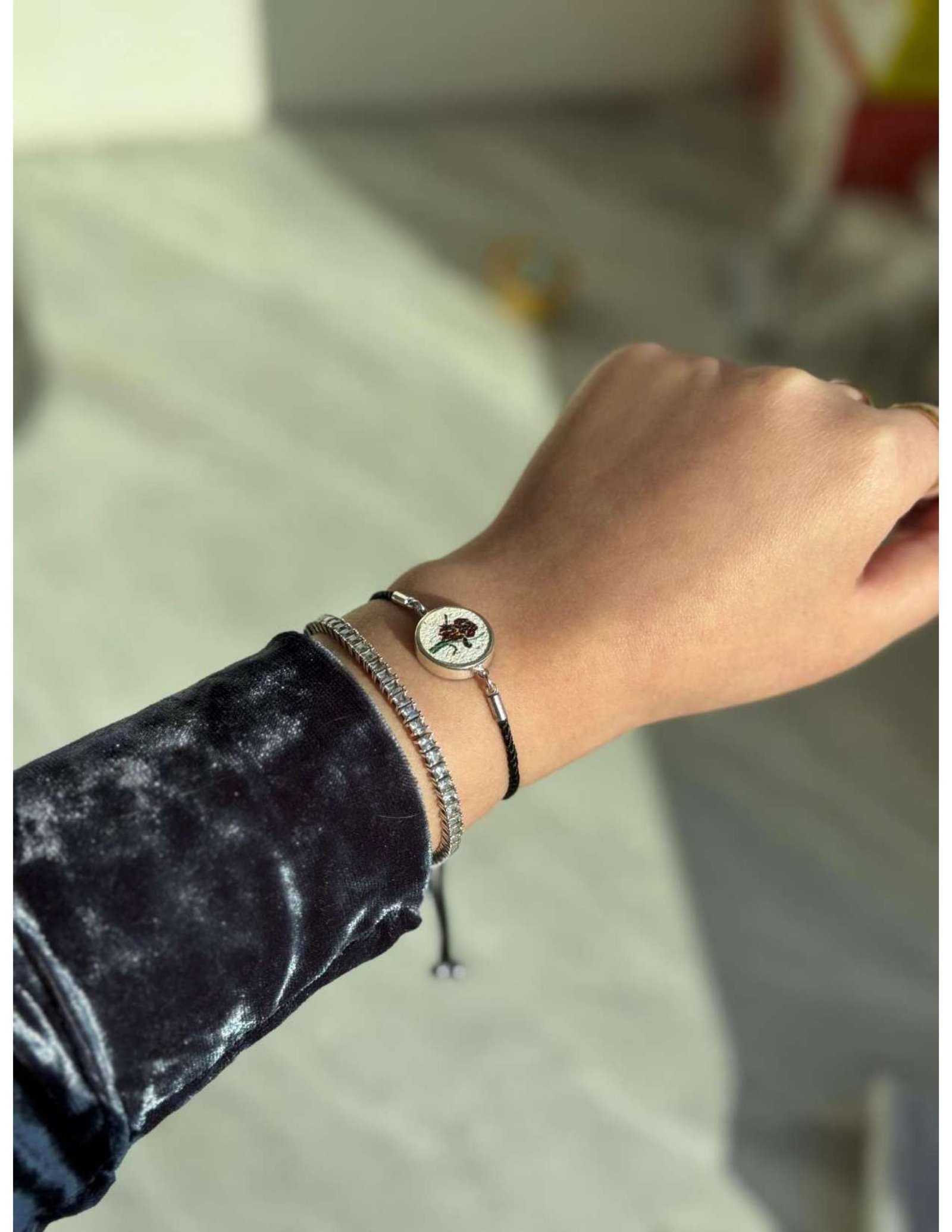 Silver Mosaic Bracelet