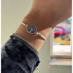 Silver Mosaic Bracelet